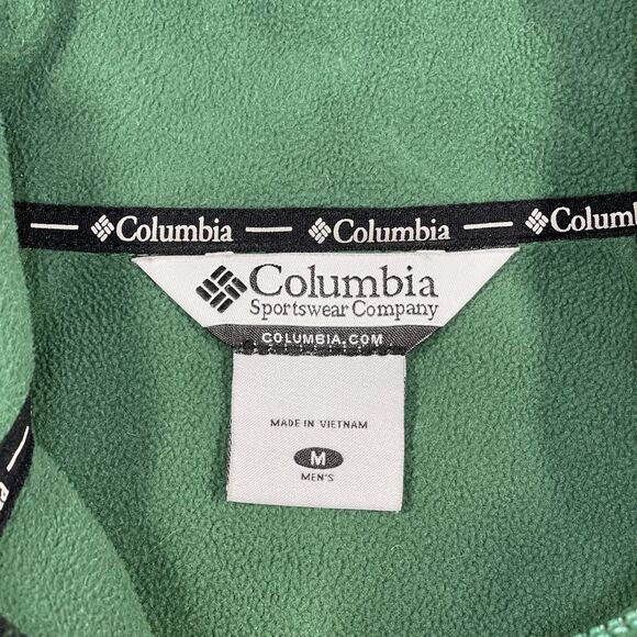 Oregon Ducks Jacket Mens Medium Green Columbia Sports Softshell Embroidered NCAA - Picture 2 of 12